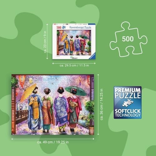 Erwachsenenpuzzle 500 Teile - Kirschblütenspaziergang