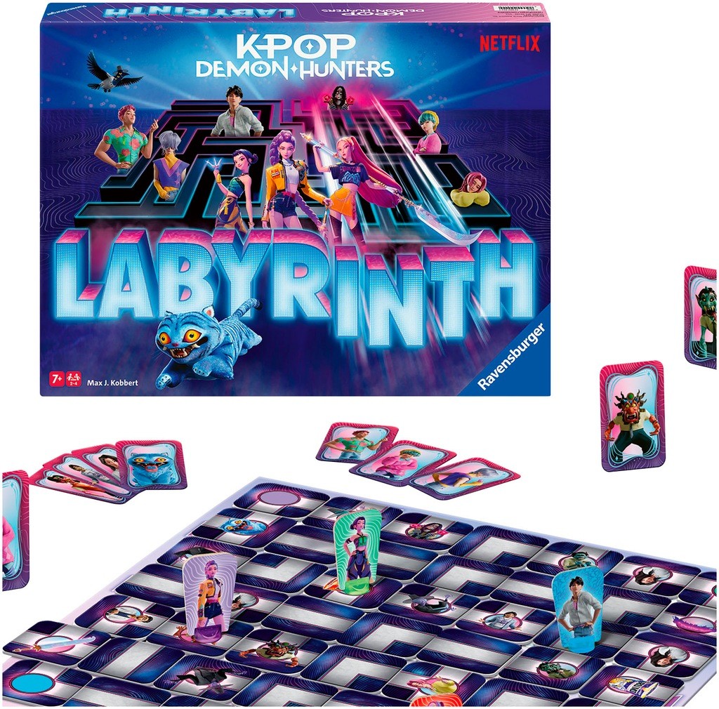 Ravensburger Spiel "K-Pop Demon Hunters Labyrinth" Made in Europe