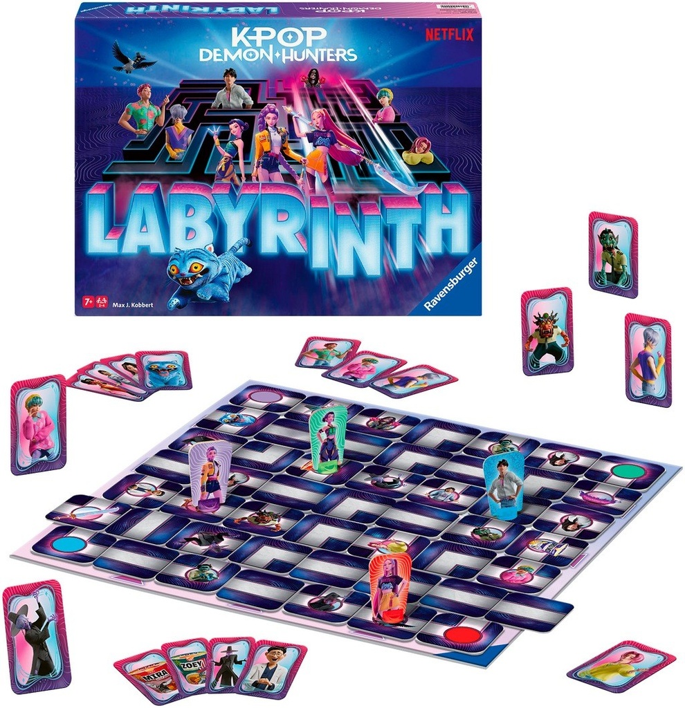 Ravensburger Spiel "K-Pop Demon Hunters Labyrinth" Made in Europe