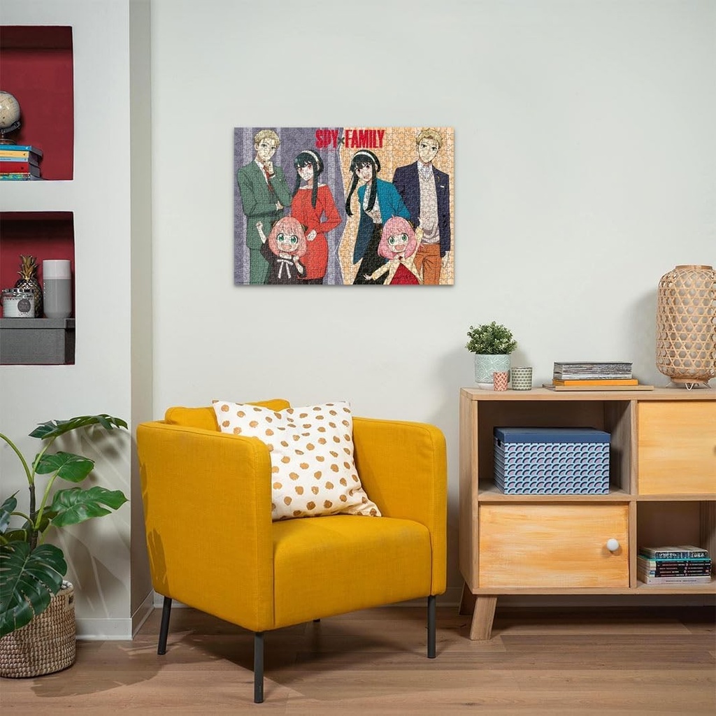 Ravensburger  Spy X Family 12001197 Puzzle 1000 Pieces Illustrated 2D White