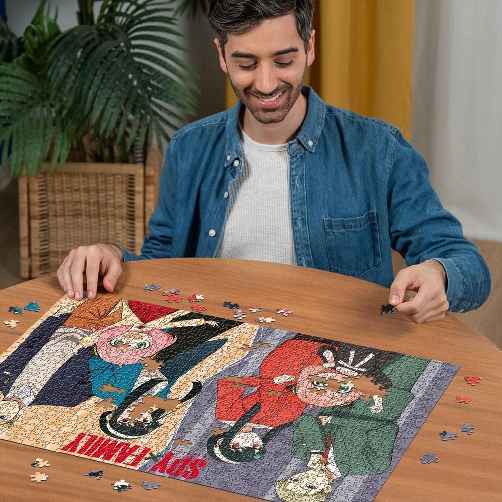 Ravensburger  Spy X Family 12001197 Puzzle 1000 Pieces Illustrated 2D White