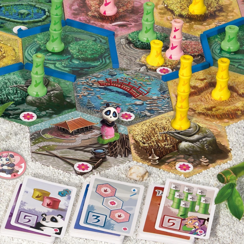 Bombyx - Takenoko Chibis Refresh - Board Game Expansion - Ages 8 Plus - 2-4 Players - 45-60 Minutes Playing Time