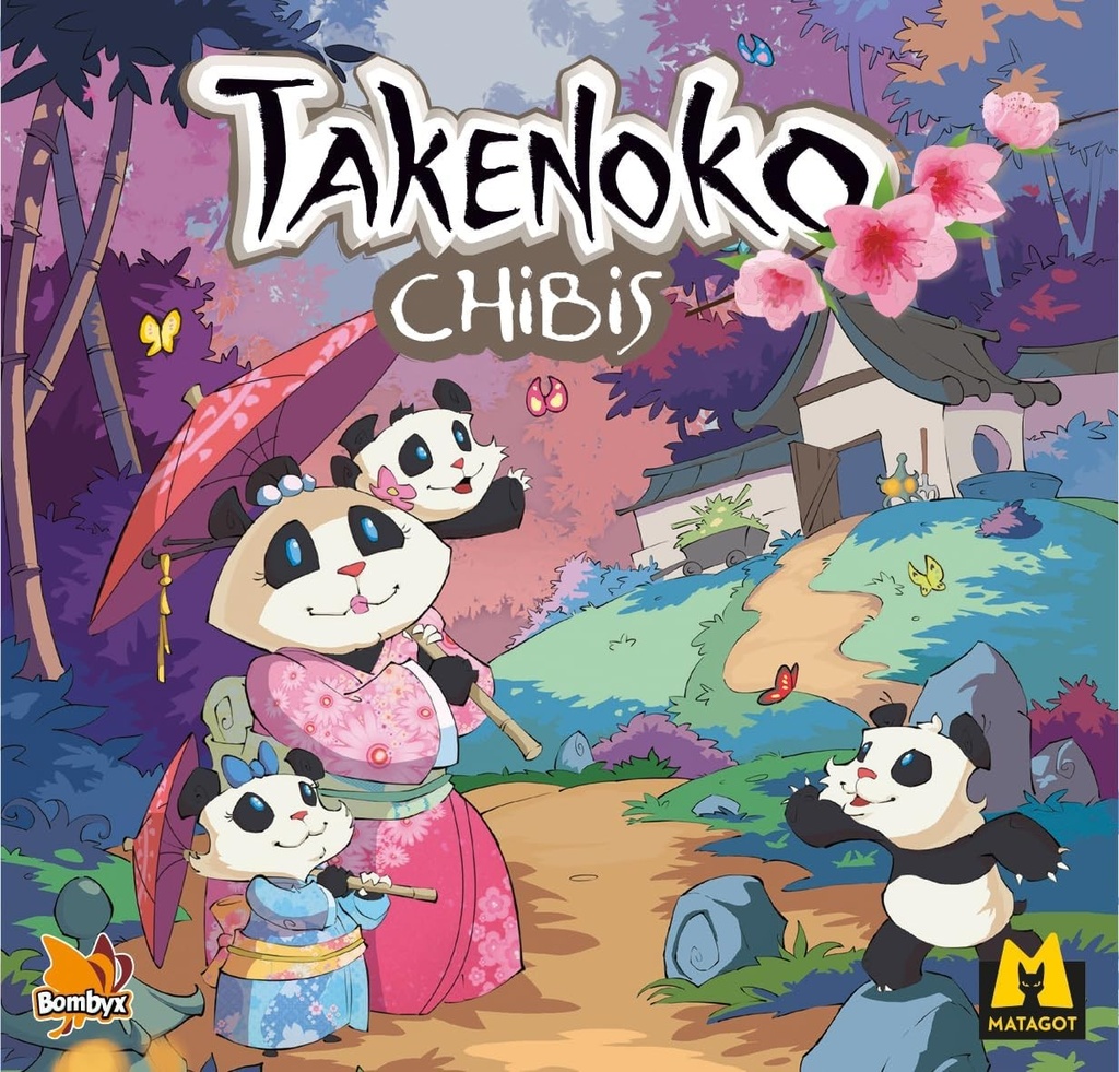 Bombyx - Takenoko Chibis Refresh - Board Game Expansion - Ages 8 Plus - 2-4 Players - 45-60 Minutes Playing Time