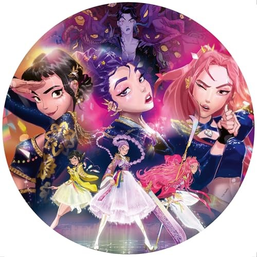 Ravensburger - for the Fans - 500 Piece Round Jigsaw Puzzle - Vibrant Collage of Trending Fan‑Favorite Series - Unique Circular Display Format - Pre