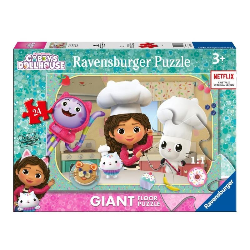 Puzzle Dla Dzieci 24 Koci Domek Gabi 1 Giant Ravensburger