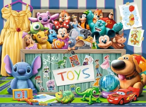 Ravensburger Disney Pixar Magic Toy Chest XXL 100 Piece Puzzle