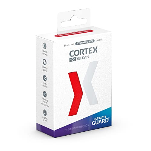 Ultimate Guard Standard Cortex Sleeves 100pcs - Red
