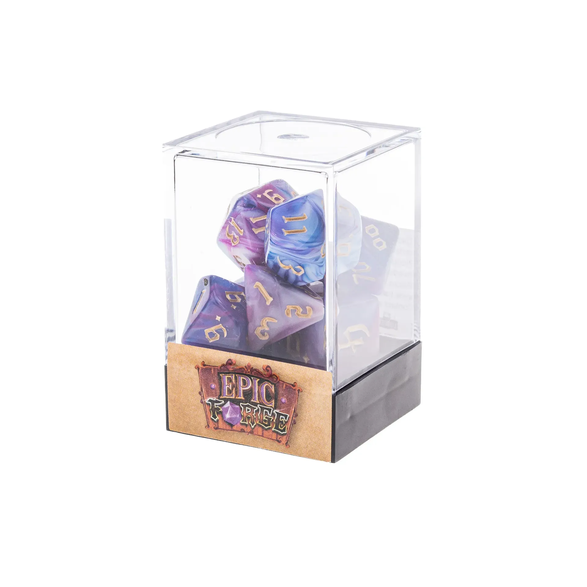 Lot de 7 dés en boîte – Rose Gold