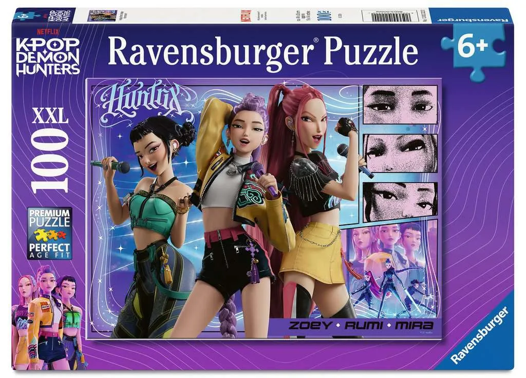 KPop Demon Hunters XXL 100 Piece Puzzle