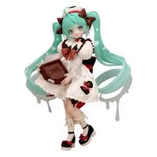 Hatsune Miku x Tirol Choco statuette PVC Trio-Try-iT Hatsune Miku Milk Ver. 18 cm