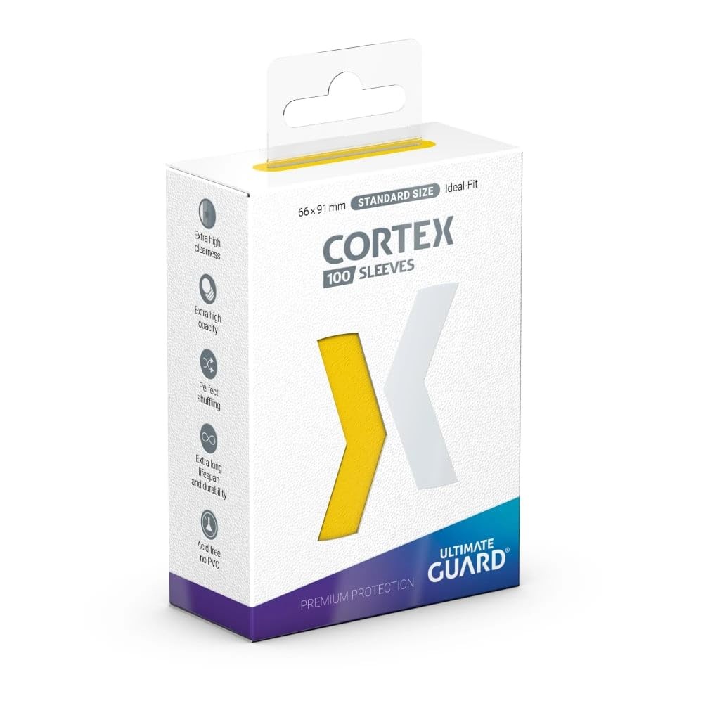 Ultimate Guard Cortex Standard Sleeves 100 Pack (Yellow)