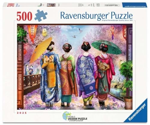 Puzzles Adultes 500 pièces - Promenade fleurie