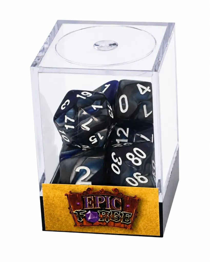 Lot de 7 dés en boîte – Cold Iron