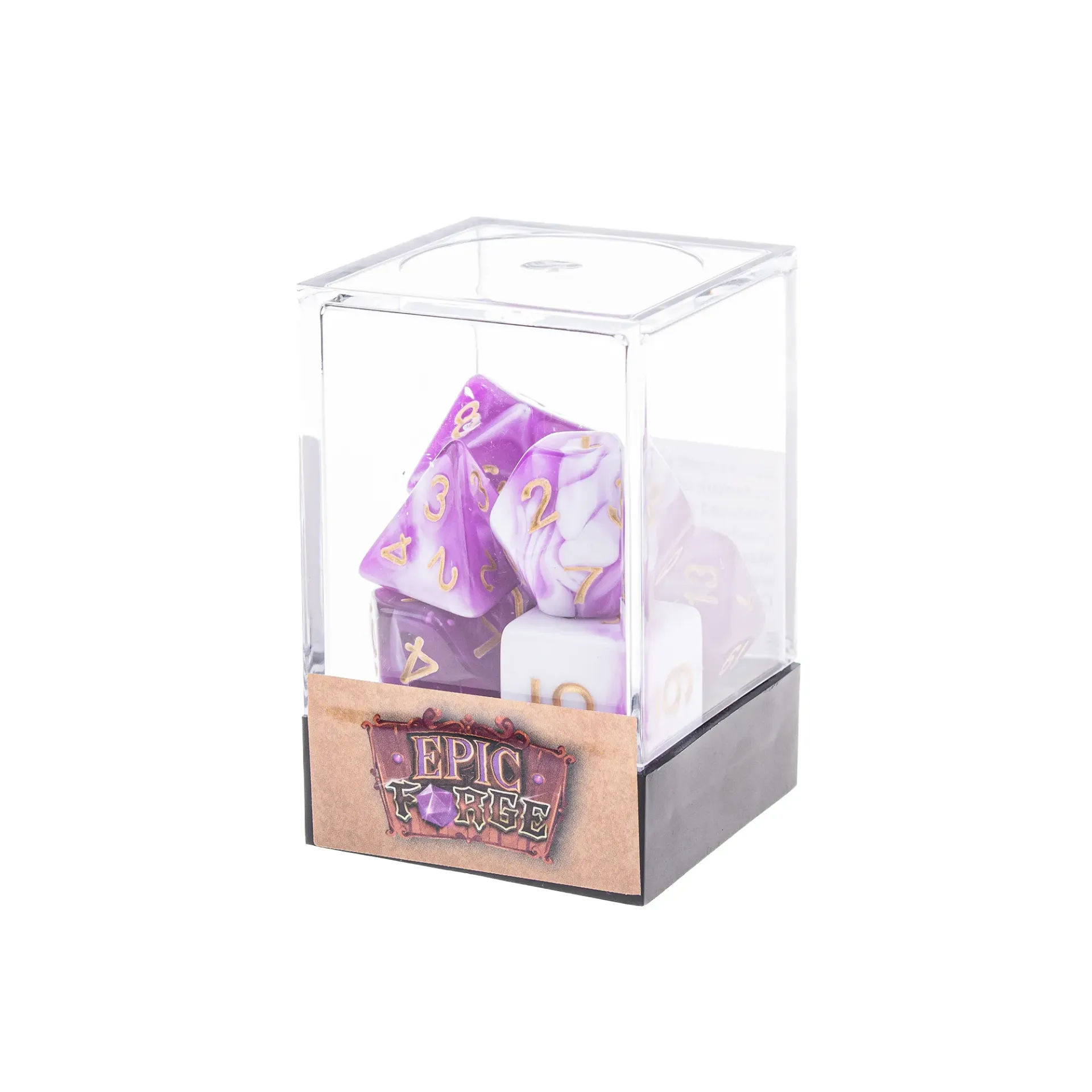 Lot de 7 dés en boîte– Berrycrem