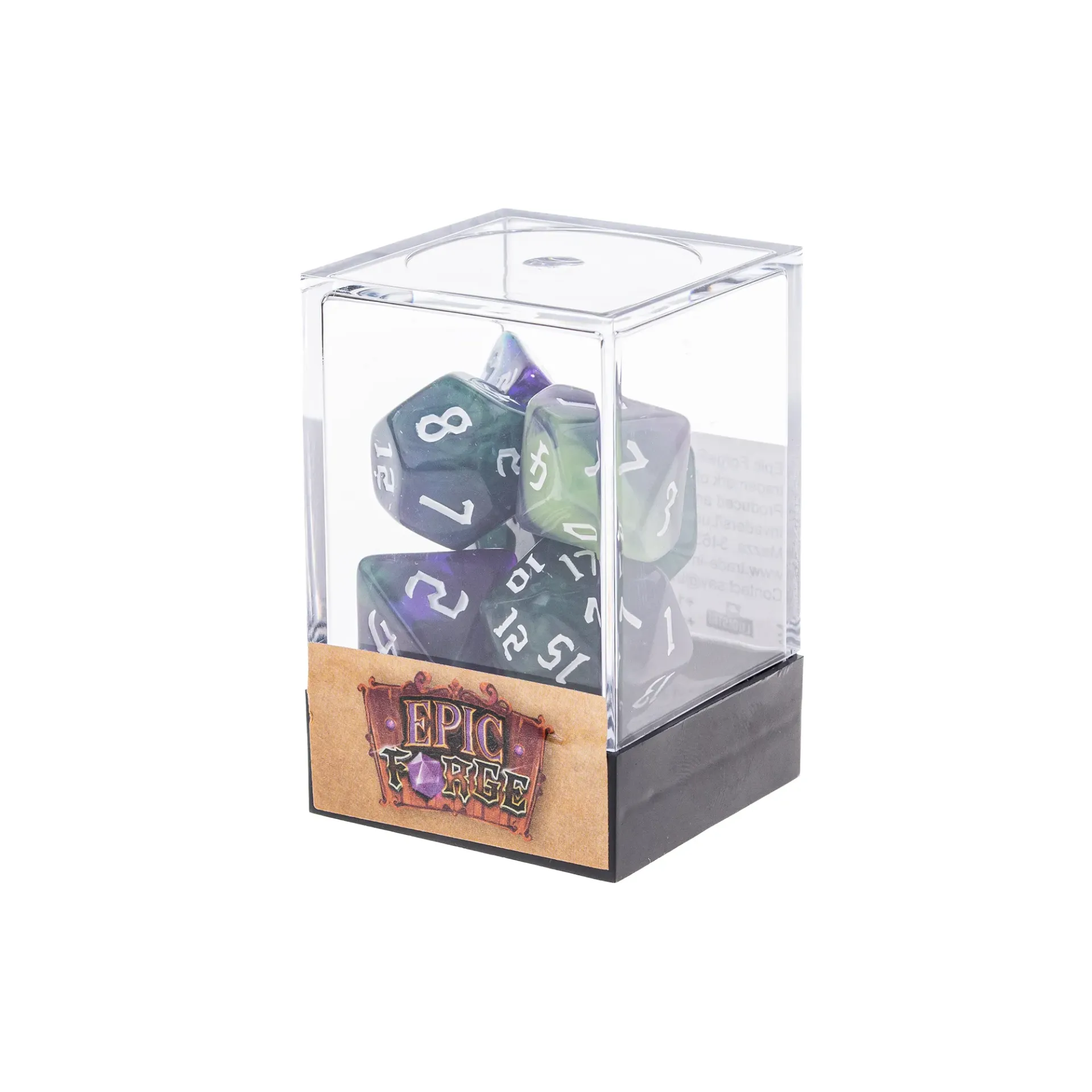 Lot de 7 dés en boîte – Green Goblins