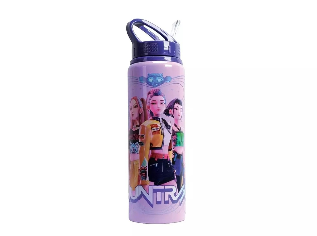 Garrafa K-pop Demon Hunters Huntrix Flip Top