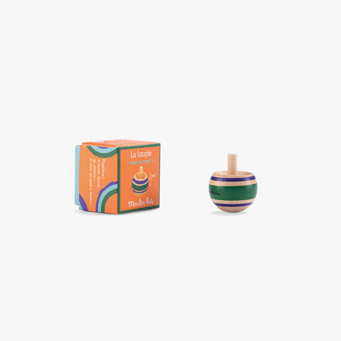 [711389] Toupie renversante verte