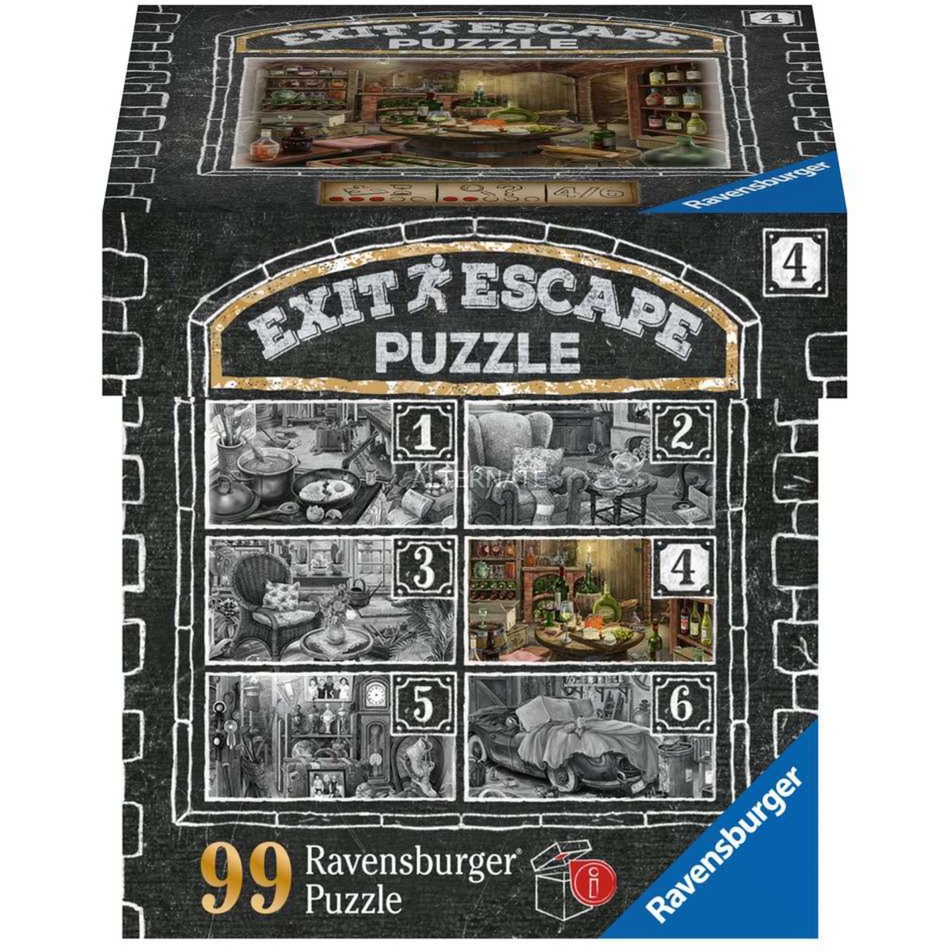 Puzzles Adultes 99 pièces - Escape Puzzle - La cave à vin du manoir