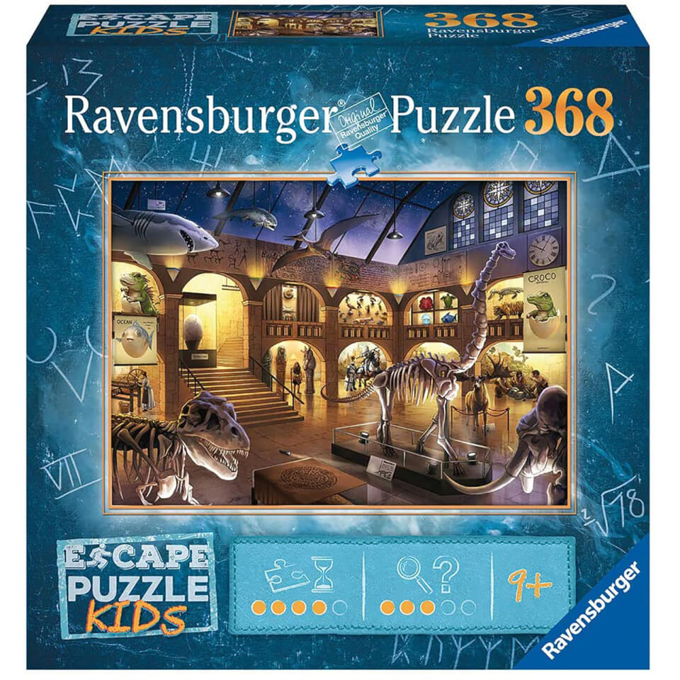 Puzzles Enfants 368 pièces - Escape puzzle Kids - Une nuit au musée