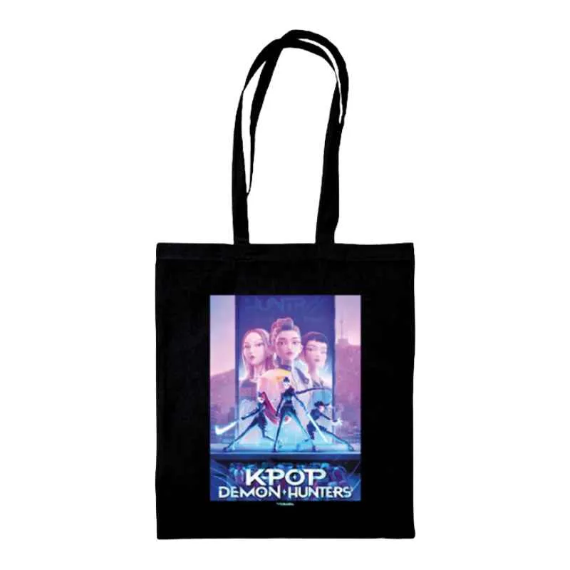 Kpop Demon Hunters – Noir Tote Bag – Logo